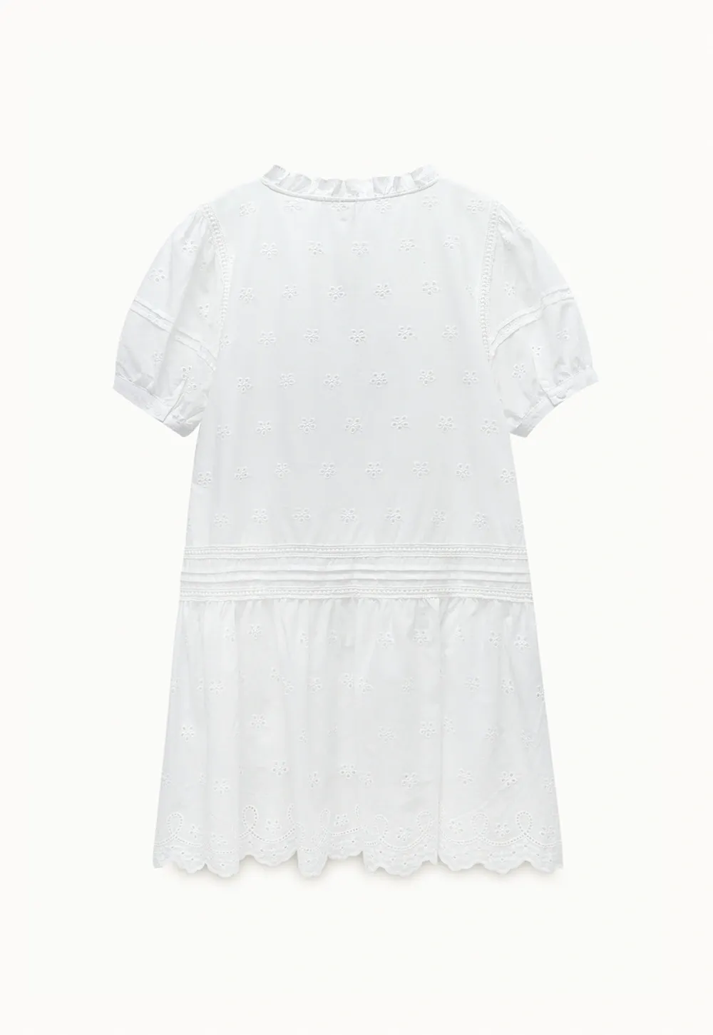 Women’s Eyelet Lace Babydoll Tunic