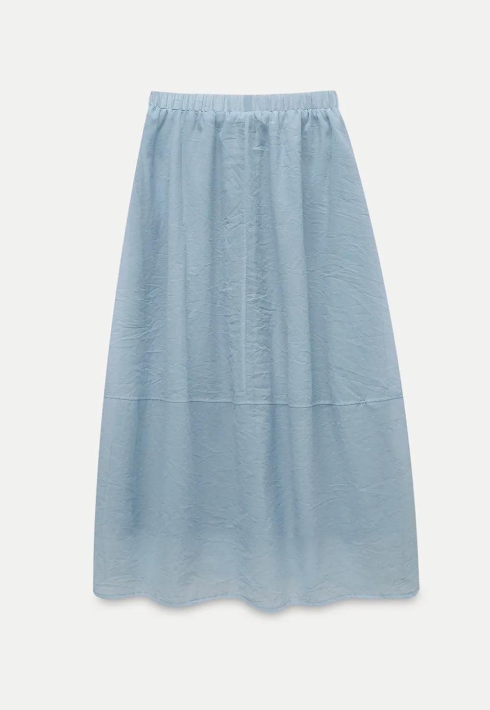 Women’s Elastic-Waist Flowy Midi Skirt