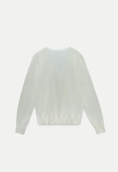 Women's V-Neck Knit Cardigan with Colorful Buttons