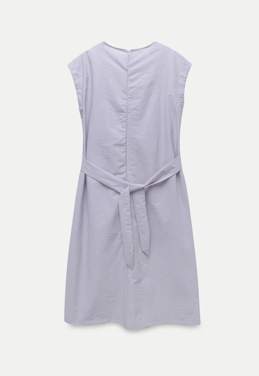 Women’s Twist-Front Sleeveless Midi Dress