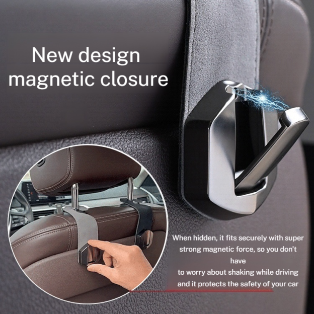 Magnetic car hook