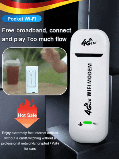 🔥【Stop Paying for Expensive Hotel WiFi!】 Unlock High-Speed Freedom: Portable 4G WiFi Modem!