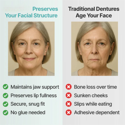 🔥High-quality denture set🔥👍Buy one get one free, 98.9% positive reviews, 99% repurchase rate!👍