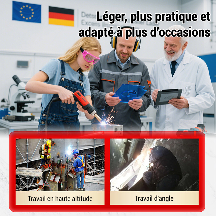 【90℃-480℃ réglable】Soudeur Laser Portable Pro (90-480°C) | Zéro Étincelle| Sans Expérience, Résultat Pro en 0.1s