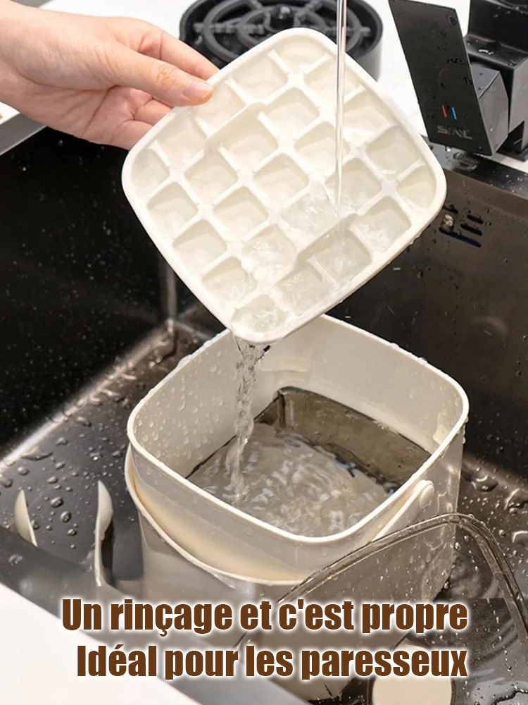 Bac à Glaçons Premium | Démoulage en 1 Seconde | Anti-Odeurs | Sans BPA 🧊🍷
