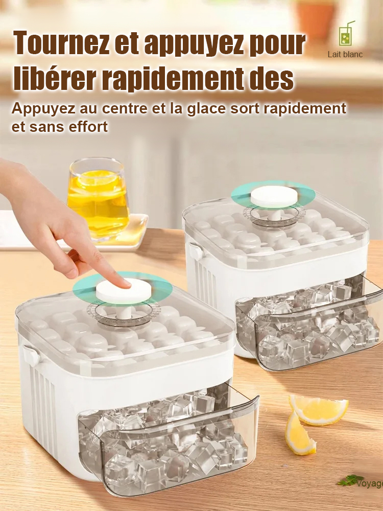 Bac à Glaçons Premium | Démoulage en 1 Seconde | Anti-Odeurs | Sans BPA 🧊🍷