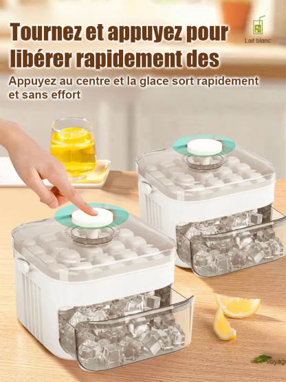 Bac à Glaçons Premium | Démoulage en 1 Seconde | Anti-Odeurs | Sans BPA 🧊🍷