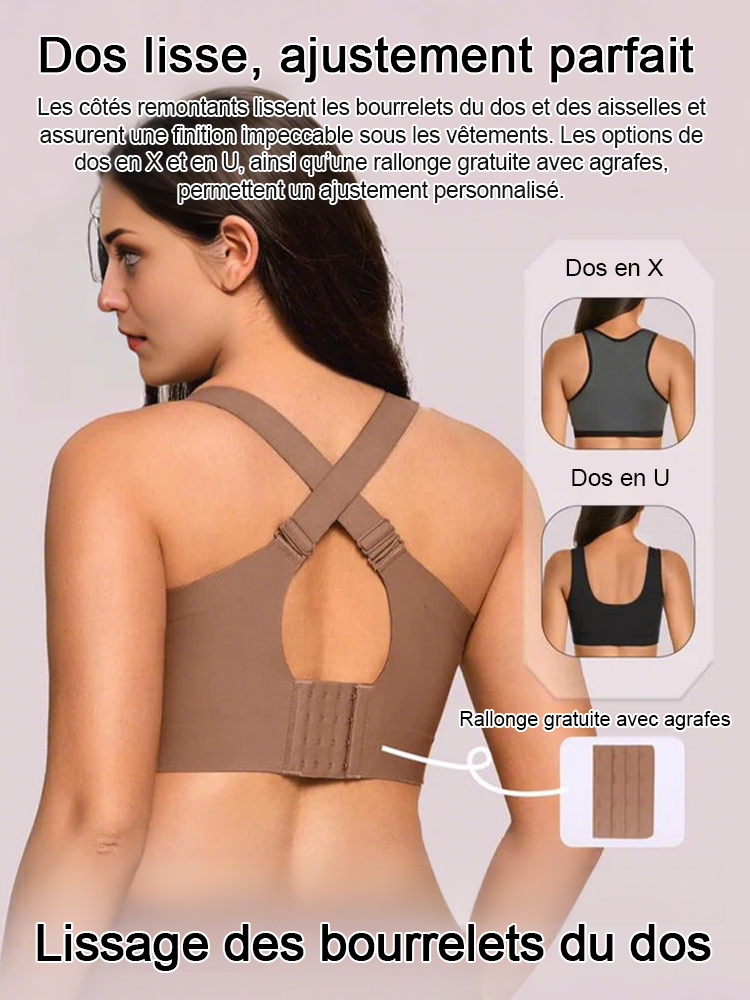 Soutien-gorge confort pour grande poitrine – effet lift instantané, réduction visuelle