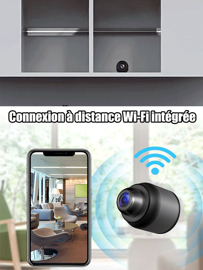 【3 mégapixels ultra haute définition】Caméra de surveillance sans fil à distance haute définition | Sans WiFi🛡️📱