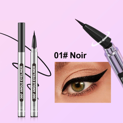 [Secret Pro Hollywood] Eyeliner Rotatif 360° | Tracé Parfait Sans Trembler | Anti-Bavure 24H | Séchage en 1s 👁️✨