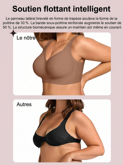 Soutien-gorge confort pour grande poitrine – effet lift instantané, réduction visuelle