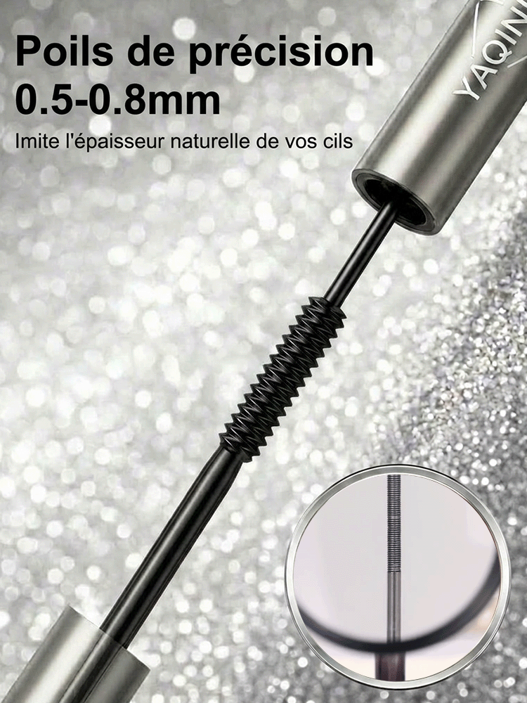 [Essai sans risque] Mascara Métallique Premium 3-en-1 | Sérum de Croissance Inclus | Imperméable | Adapté aux Yeux Sensibles 👁️✨
