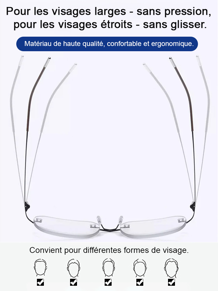 【Aucun examen requis】Technologie Optique d'Iéna - Lunettes Progressives à Zoom Intelligent | AutofocusPrès + Loin | 4-en-1 Solaire + Filtre Anti-Lumière Bleue | Titane Ultra-Léger 👓☀️