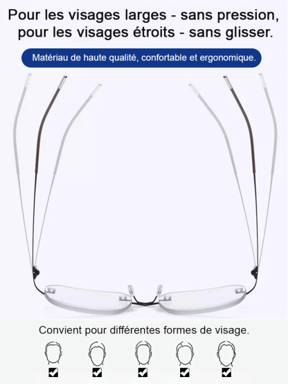 【Aucun examen requis】Technologie Optique d'Iéna - Lunettes Progressives à Zoom Intelligent | AutofocusPrès + Loin | 4-en-1 Solaire + Filtre Anti-Lumière Bleue | Titane Ultra-Léger 👓☀️