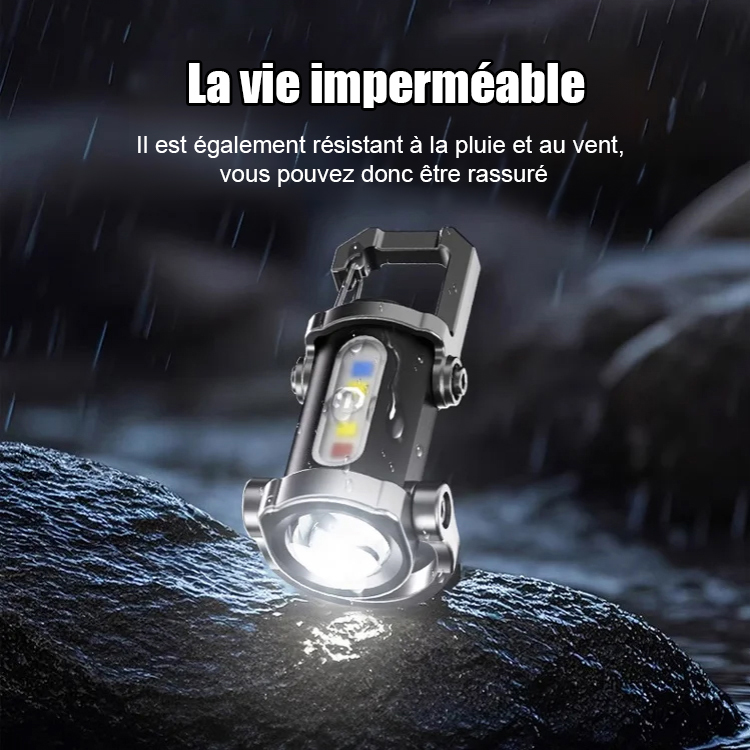 【Trois-en-un multifonctionnel】Lampe de poche SOS d'urgence