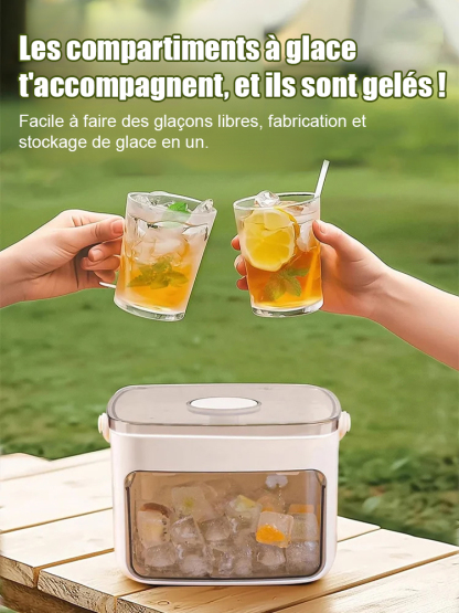 Bac à Glaçons Premium | Démoulage en 1 Seconde | Anti-Odeurs | Sans BPA 🧊🍷