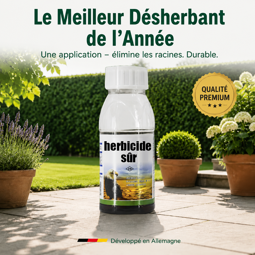 [Recommandé par les Experts Agricoles] Désherbant Puissant | Sans Glyphosate | Action en 3H | 5 Ans Sans Repousse 🌱💧