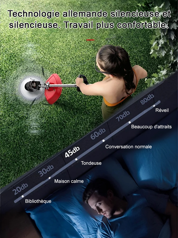 【Une machine pour dix personnes】Tondeuse de jardin portable à batterie au lithium 🔥 Accessoires complets offerts gratuitement