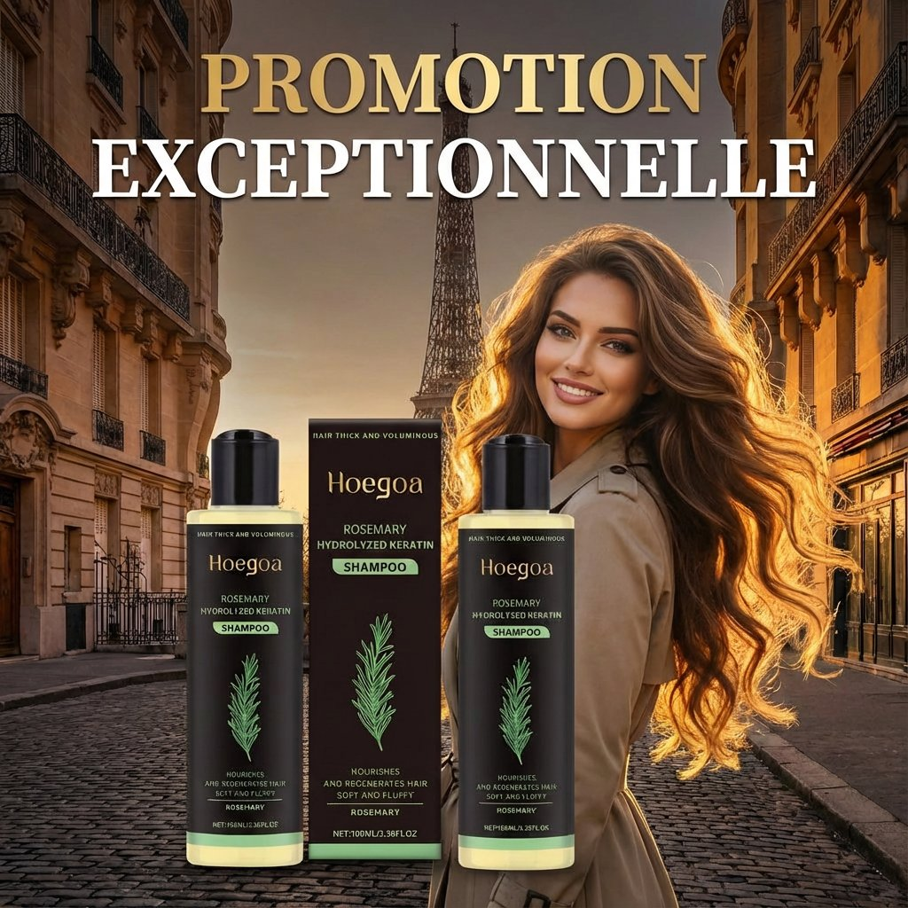 Traitement Capillaire Romarin Concentré 10x | Kératine Hydrolysée | Formule Pharmacie Paris | Repousse & Densité 🌿🧪