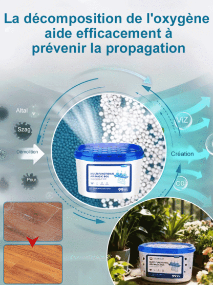 【MaisonSans Poussière 365J】Boîtier Anti-Poussière Breveté US | Élimine 99,9% Pollens, Poils et Poussière | Stop Allergies | Certifié TÜV 🏠🍃