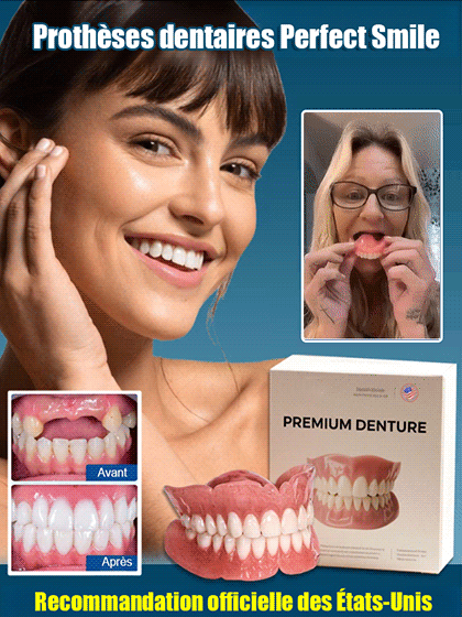 【Recommandé par les autorités américaines】Prothèse dentaire Perfect Smile