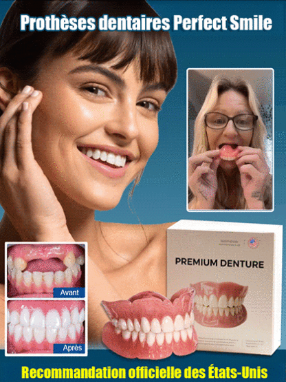 【Recommandé par les autorités américaines】Prothèse dentaire Perfect Smile