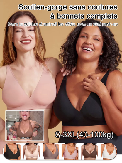 Soutien-Gorge Réducteur Sans Armatures | Effet Liftant Anti-Gravité | Invisible et Respirant ✨🌿