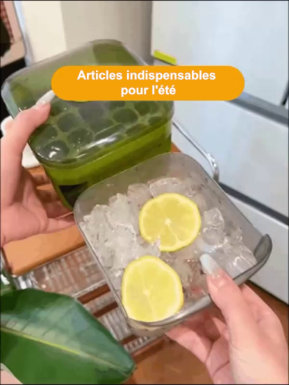 Bac à Glaçons Premium | Démoulage en 1 Seconde | Anti-Odeurs | Sans BPA 🧊🍷