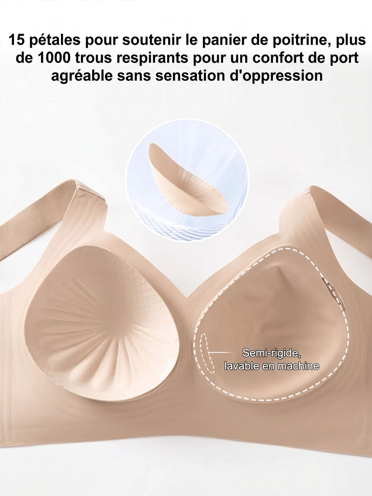 Soutien-gorge confort pour grande poitrine – effet lift instantané, réduction visuelle