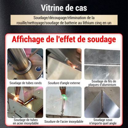 【90℃-480℃ réglable】Soudeur Laser Portable Pro (90-480°C) | Zéro Étincelle| Sans Expérience, Résultat Pro en 0.1s