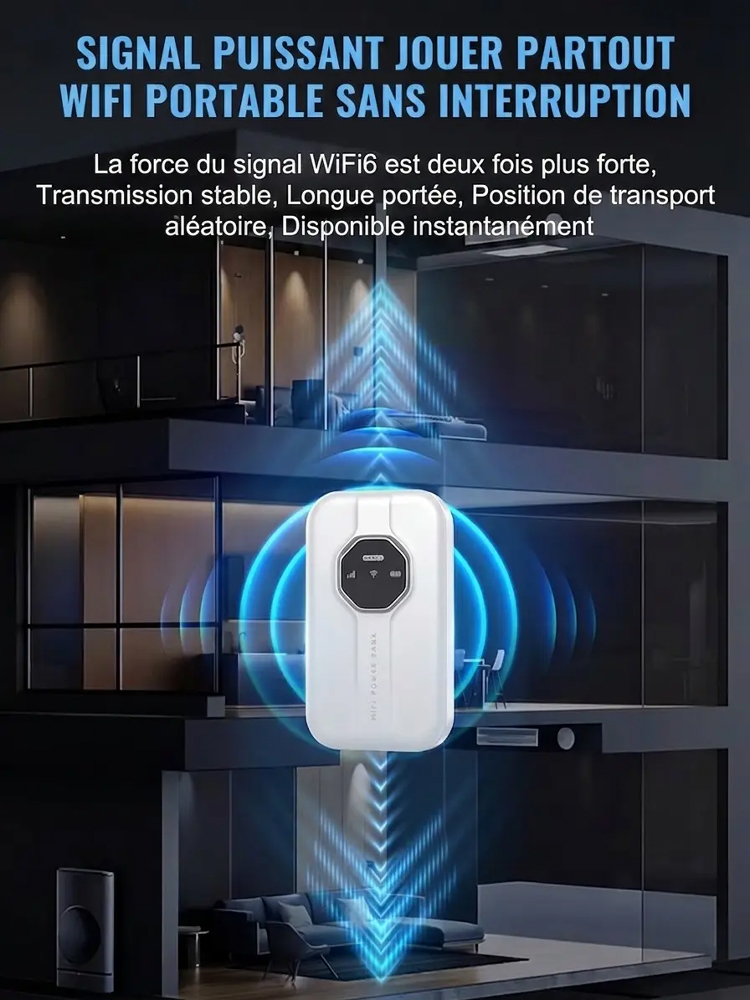 Routeur WiFi 5G Satellite Portable | Internet Gratuit à Vie | Sans Abonnement ni Carte SIM 🌐✈️