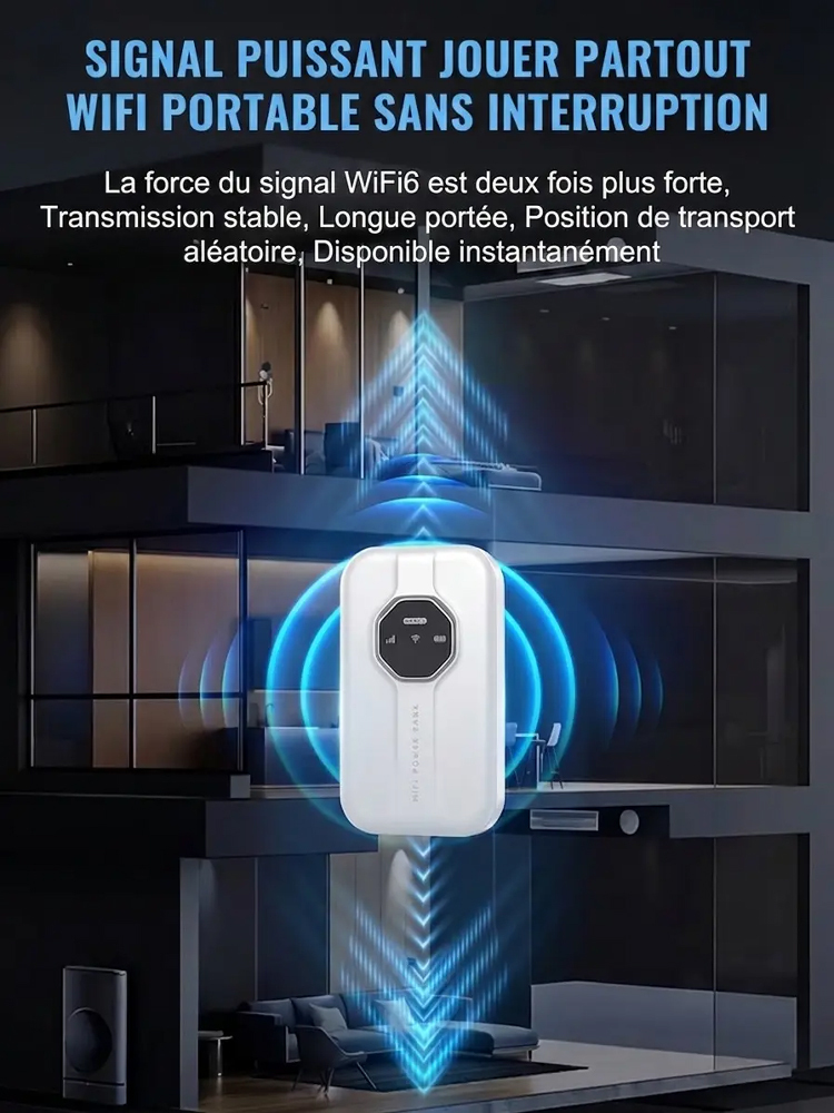 Routeur WiFi 5G Satellite Portable | Internet Gratuit à Vie | Sans Abonnement ni Carte SIM 🌐✈️