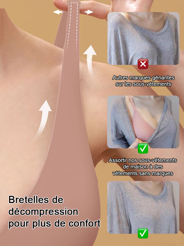 Soutien-Gorge Réducteur Sans Armatures | Effet Liftant Anti-Gravité | Invisible et Respirant ✨🌿