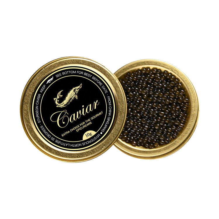 🐟【Potulent et juteux】Caviar d'esturgeon noir de la mer Caspienne importé, riche en DHA, au goût léger et délicat.🌊✨