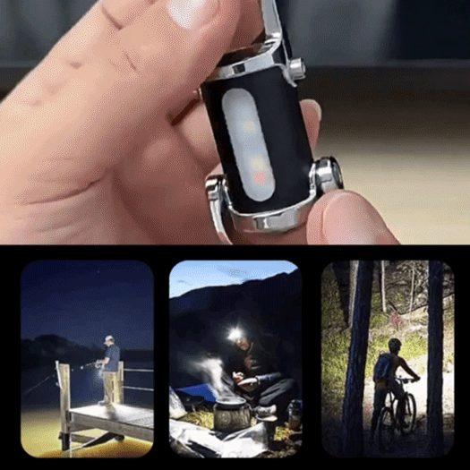 【Trois-en-un multifonctionnel】Lampe de poche SOS d'urgence