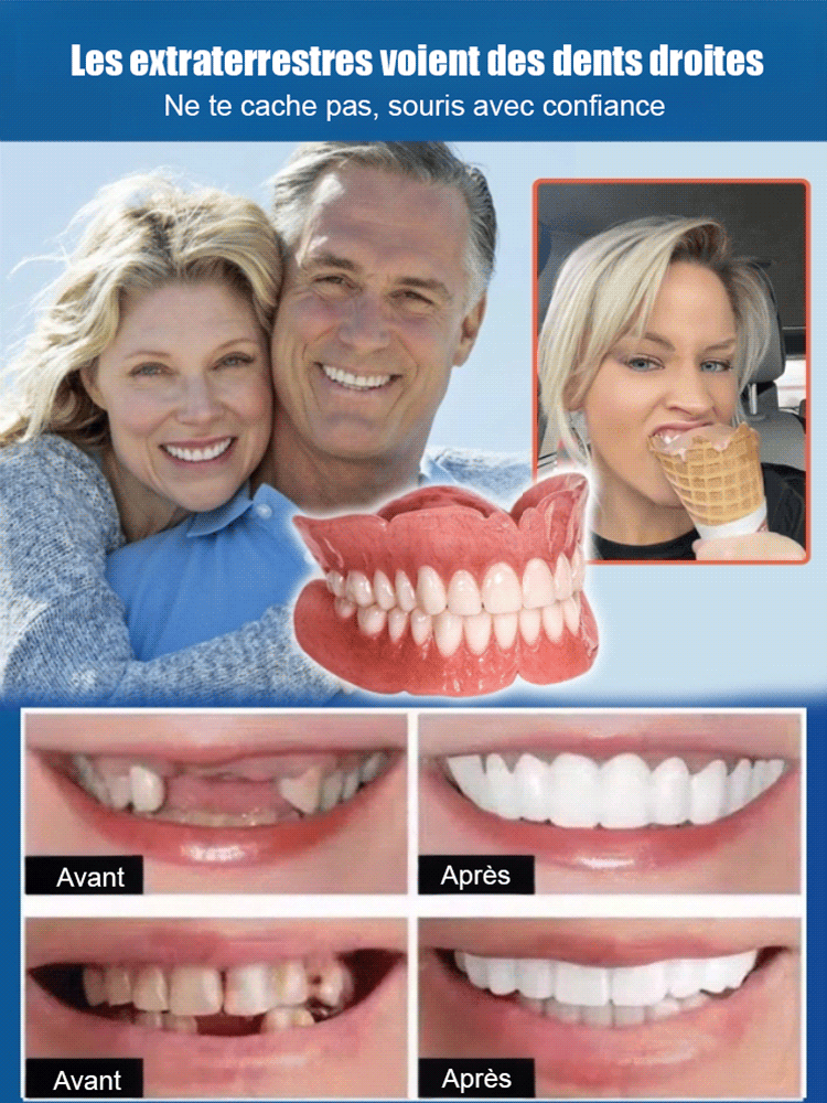 【Recommandé par les autorités américaines】Prothèse dentaire Perfect Smile