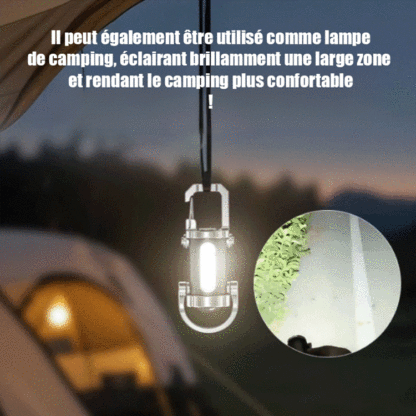 【Trois-en-un multifonctionnel】Lampe de poche SOS d'urgence