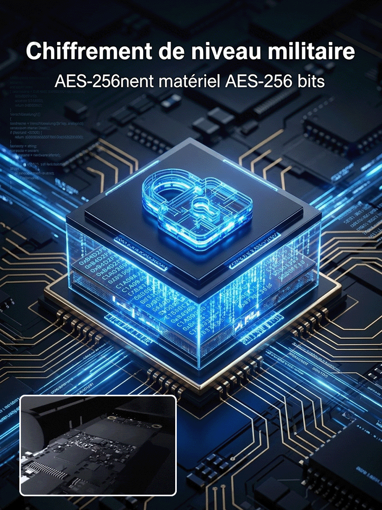 [Garantie 10 Ans] SSD Externe Portable Pro 32To | Vitesse 3050 Mo/s 🚀 | IP54 Résistant Eau et Chocs | Compatible Tous Appareils | Données 100% Protégées 🛡️