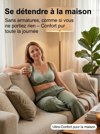 【Effet Amincissant 10 kg】Soutien-Gorge Minimiseur 3D Sans Armatures 💖 | Réduire Visuellement de 2 Bonnets | Maintien Anti-Gravité | Invisible| Respirant 🌸