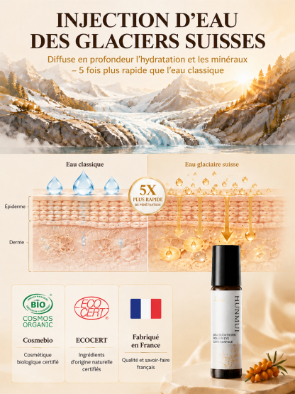 ❄️👁️ Sérum Yeux Anti-Âge | Embout Métal Décongestionnant | Huile de Ricin Active | Anti-Cernes Puissant | Efficacité Prouvée ✨