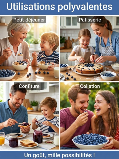 Pas de Fruits,100% Remboursé | Myrtillier Bio 🫐 | Plant 2 Ans en Motte |Récolte Dès Juin | Facile et Rustique | Rendement 10kg | Soin des Yeux🌿