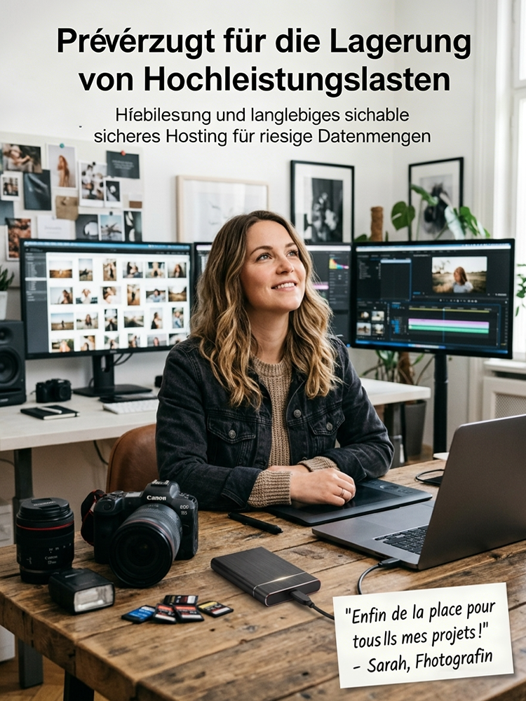 [Garantie 10 Ans] SSD Externe Portable Pro 32To | Vitesse 3050 Mo/s 🚀 | IP54 Résistant Eau et Chocs | Compatible Tous Appareils | Données 100% Protégées 🛡️