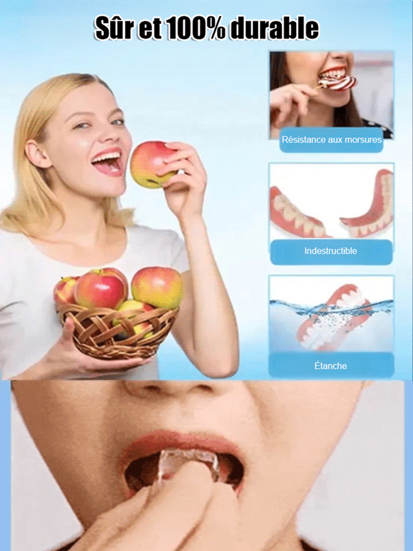 【Recommandé par les autorités américaines】Prothèse dentaire Perfect Smile