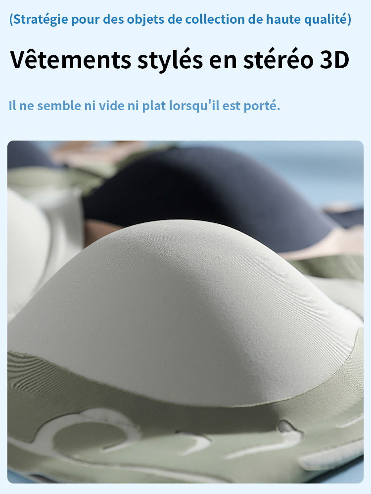 【Effets immédiats et perceptibles】Soutien-gorge sans armatures 3D Comfort | Maintien anti-affaissement et respirabilité optimale 🌸