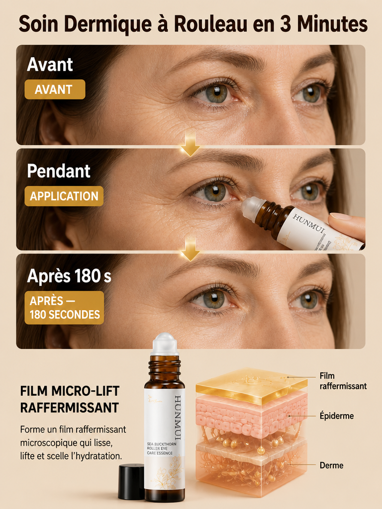 ❄️👁️ Sérum Yeux Anti-Âge | Embout Métal Décongestionnant | Huile de Ricin Active | Anti-Cernes Puissant | Efficacité Prouvée ✨