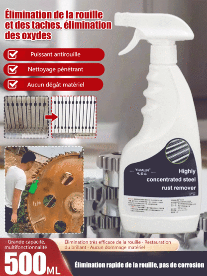  [Certifié TÜV et AFNOR] Dérouillant Industriel | Action Rapide 3 Sec | Protection Antirouille 10 Ans | Sans Ponçage | Certifié Ange Bleu 🛡️✨