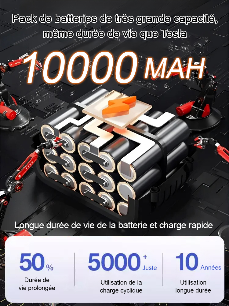 【Une machine pour dix personnes】Tondeuse de jardin portable à batterie au lithium 🔥 Accessoires complets offerts gratuitement