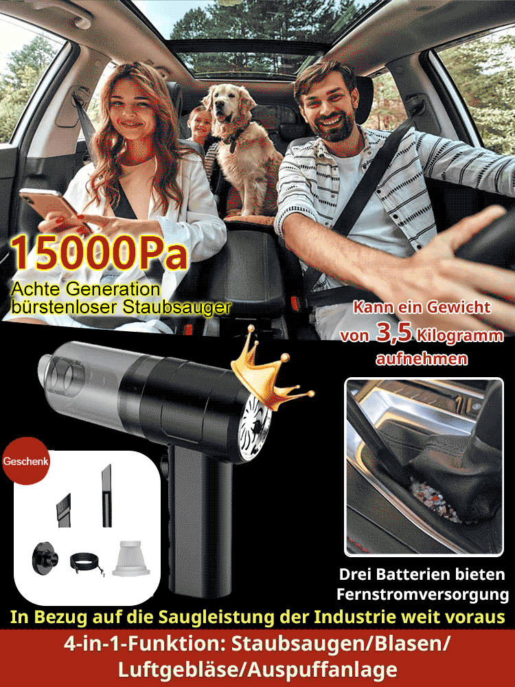 【Kostenlose Testversion】4-in-1 vollautomatischer Staubsauger