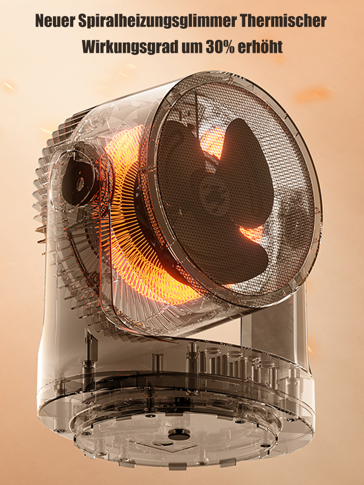 🔥🔥🔥【Super-Energiesparkönig】Verbraucht weniger als eine Kilowattstunde pro Tag, erhöht die Raumtemperatur in nur drei Sekunden auf 24 Grad Celsius – wärmer als eine Klimaanlage und energieeffizienter als eine Fußbodenheizung