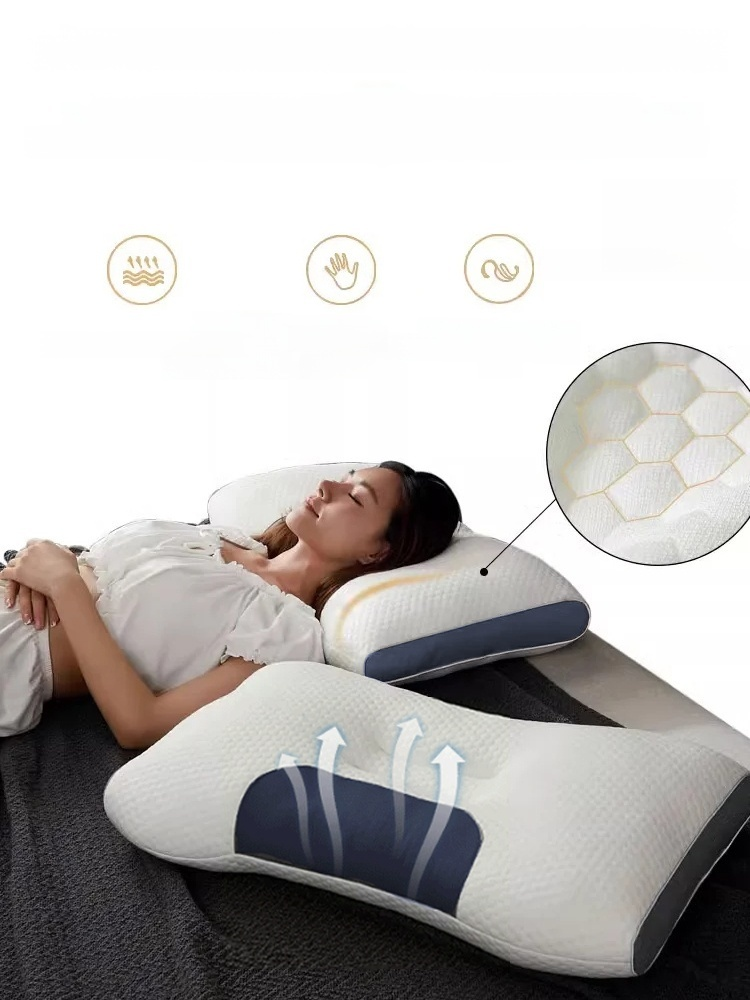 Antibakterielles Nackenstützkissen zur Verbesserung des Schlafs mit Massagefunktion